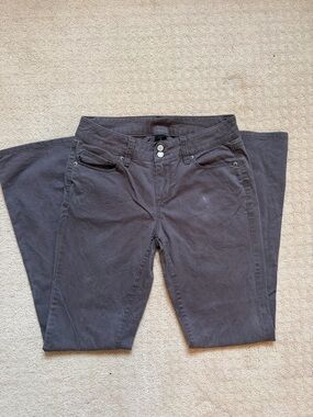 LONDONJEAN Men's Brown Relaxed Fit Jeans
